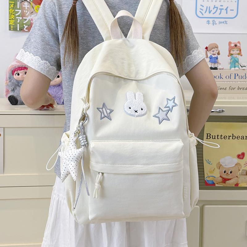 Schoolbag1011 Middle and High School Students Ins Backpack Large Capacity High Value Travel Backpack Cartoon Cute Student Schoolbag