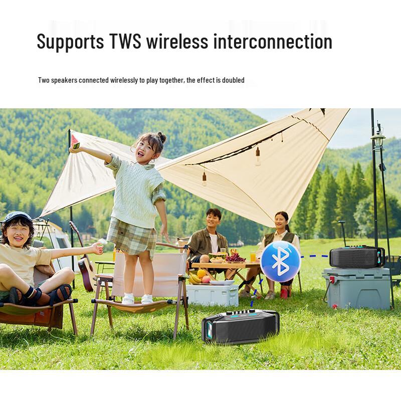 Philips TAX5409 Portable Outdoor Bluetooth Karaoke Speaker