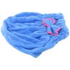Shower Cap Hair Hat Hair Turban Microfiber Women Head Wrap Hat 6 Colors Absorption Water Coral Fleece High Density