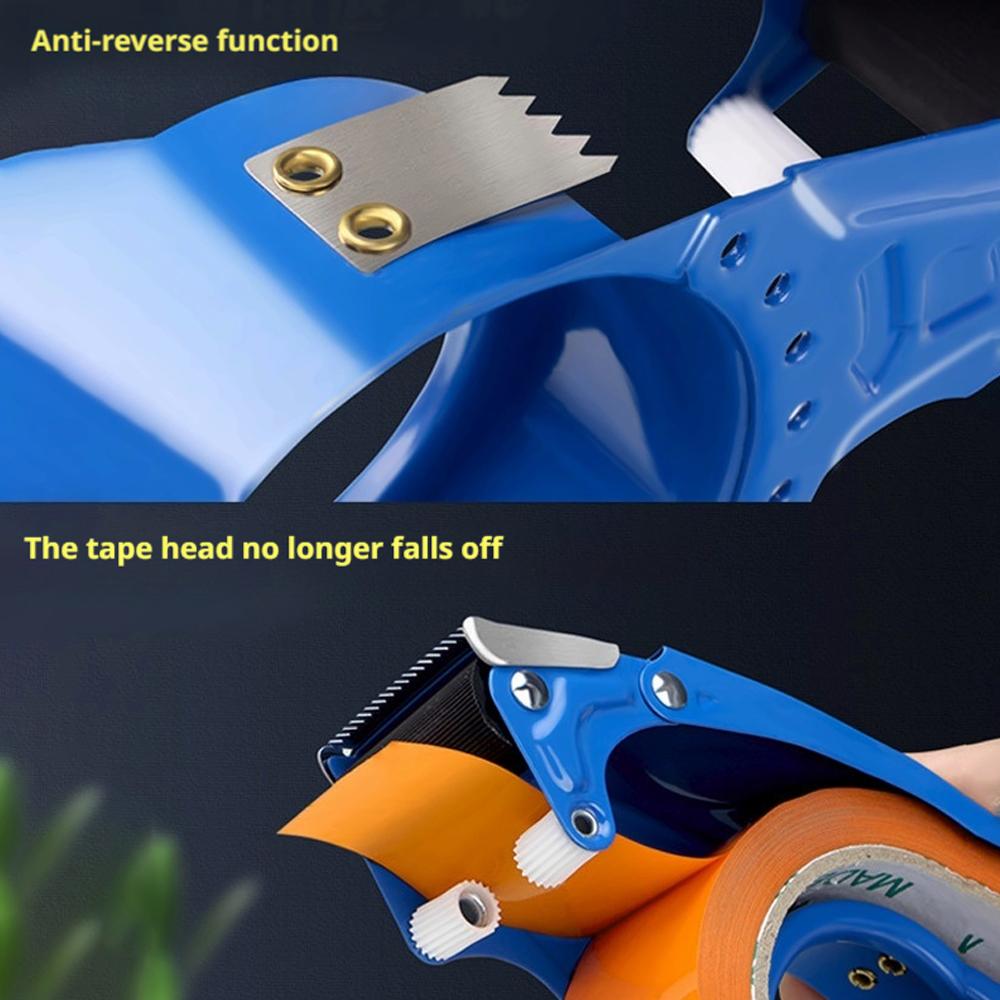48mm Packaging Tape Dispenser 2" Metal Tape Cutter Packing Seal Dispenser, Random Color