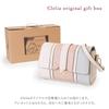 Clelia Damen Dreifarbige Crossbody Mini-Umhängetasche, Serie Allegro [CL-20038] (Rose Grau)