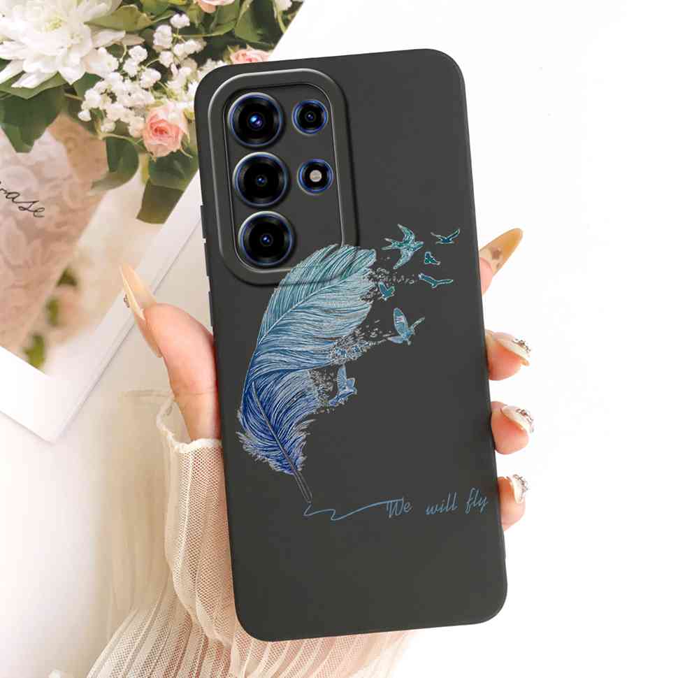 For Itel S26 Ultra Case Floral Silicone Soft Casing New Shockproof Back Cover For Itel S26 Ultra / Super 26 Ultra / S688LN Cover
