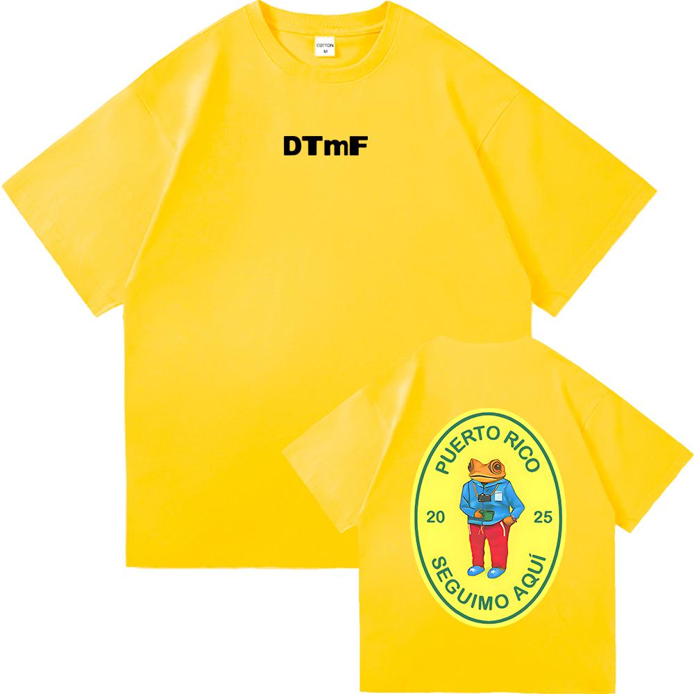 

DTMF Debí Tirar Más Fotos Bad Bunny T Shirt Fashion Men Vintage Funny Frog Tshirt Unisex DeBÍ TiRAR MáS FOToS Cotton Tees Shirts L
