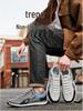 2025 Men's Versatile Slip-On Sneakers: Fashionable, Lightweight, Casual Running Shoes for Spring & Autumn