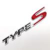 3D Metal Type S Logo Type R Emblem Letters Car Trunk Badge For Honda Accord Civic FK2 FN2 EP3 Type S R Sticker Accessories