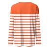 Långärmade Tröjor För Kvinnor Randigt Tryck Grafiska T-shirts Blusar Vardagliga Plus Size Basplagg Pullover