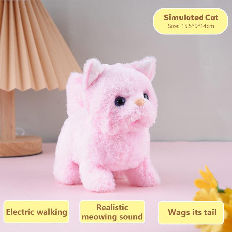 Elektrische bewegliche Katze Laufende Bellende Maschine Interaktives Simulations-Mausjagdspiel Für Haustierprodukte Kätzchen Unterhaltung Neueste