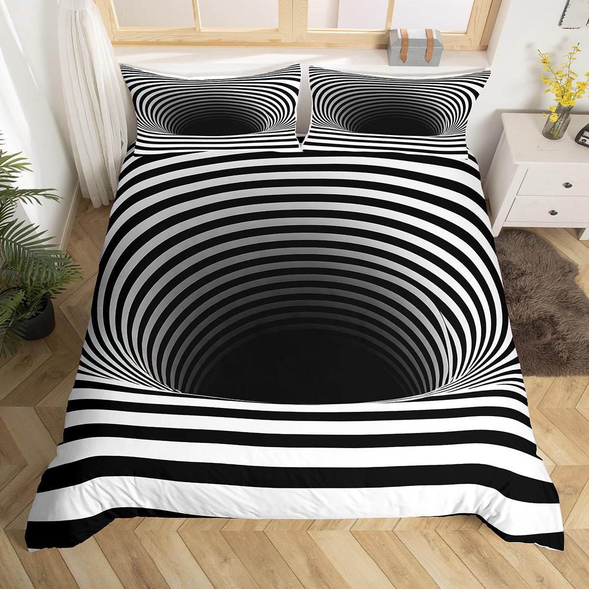 

Homewish Dreamy Rainbow Abstract Duvet Cover Set,Dreamy Stripes Geometry Bedding Set,Teens Boys Girls Kids Bed Set DE XS 100x135cm 2pcs&set