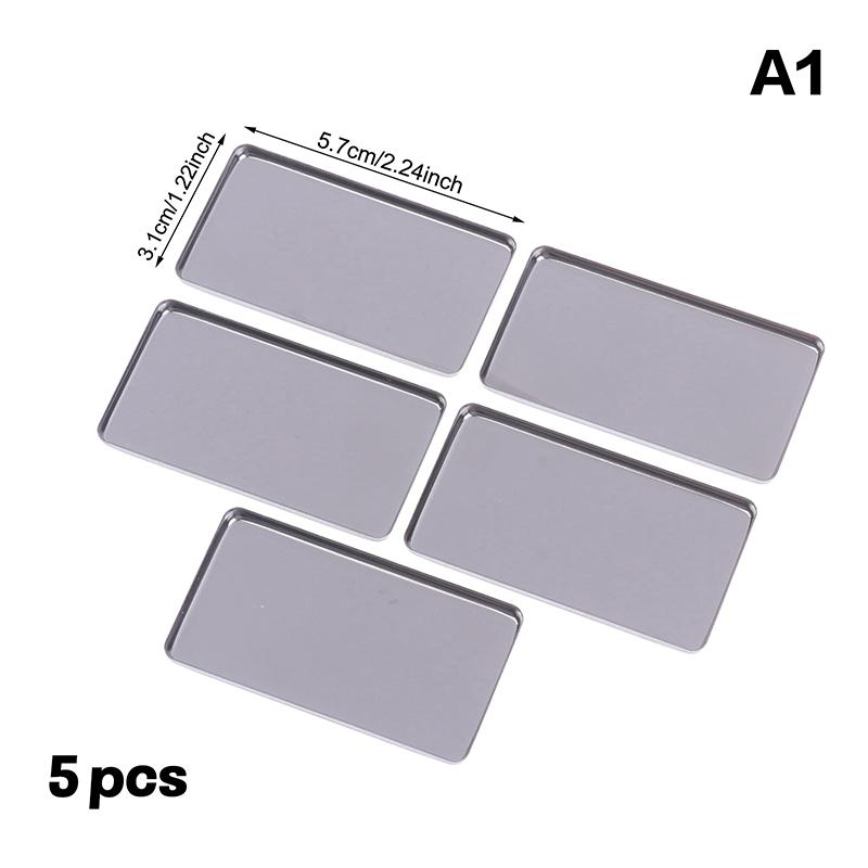 Hot Sale 5/10pcs Empty Eyeshadow Tin Pans Makeup Palettes Empty Square Palette Iron Cases Pans For Powder