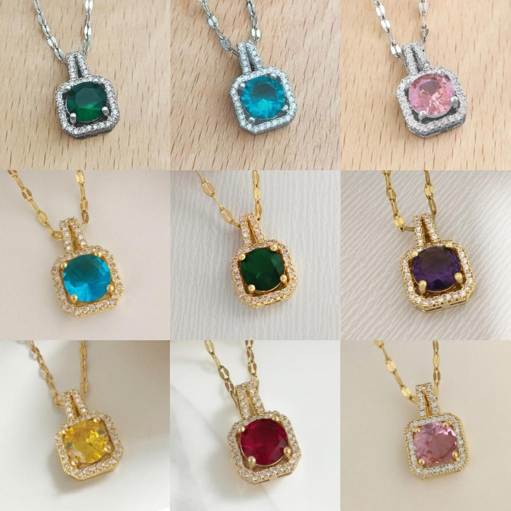 1pcs new style micro-zircon princess purse copper pendant necklace feminine personality and collar chain accessories