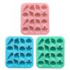 Silicone Chocolate Mold 16 Cavity Shell Conch Starfish Shape Molds DIY Candy Pudding Ice Grid Cake Mold Non-Stick Reusable Baking Cooking Molds