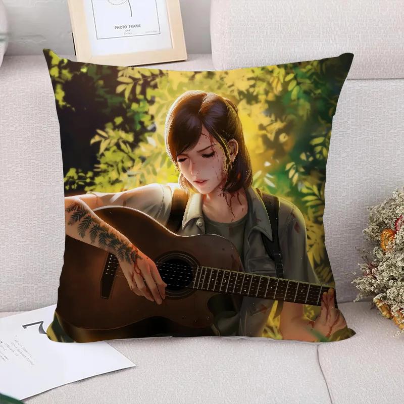 Pillow Cover the Last of Us Decorative Cushions for Sofa Pillowcases Cushion Covers Fall Decor Pilow Cases Car Decoration