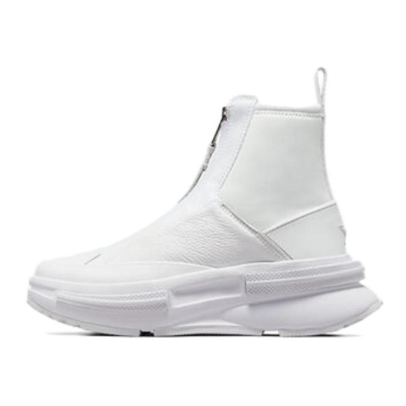 

Converse Run Star Legacy Leather Comfortable High Top Lifestyle Casual Shoes Unisex White 35.5 белый