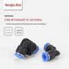 Pneumatic Plastic Right Angle Elbow Quick Connect Air Fitting PV-4/6/8/10/12/16