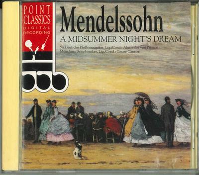 CD FELIX MENDELSSOHN-BARTHOLDY - Songe d'une nuit d'été 2670242 Non Japonais Classique Occasion
