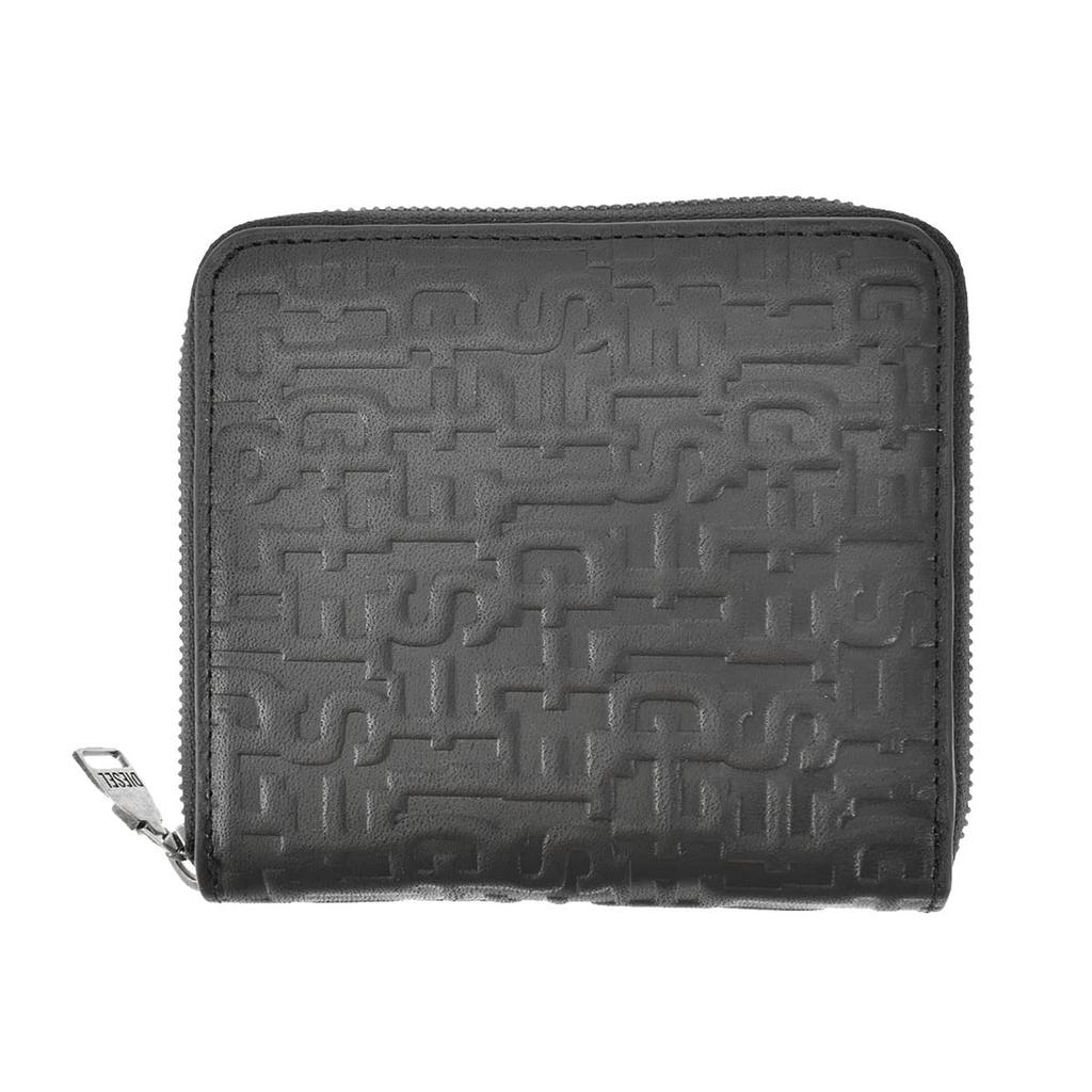 Diesel Men's Bifold Wallet, Black, X09337, P0556, T8004 [Parallel Import]