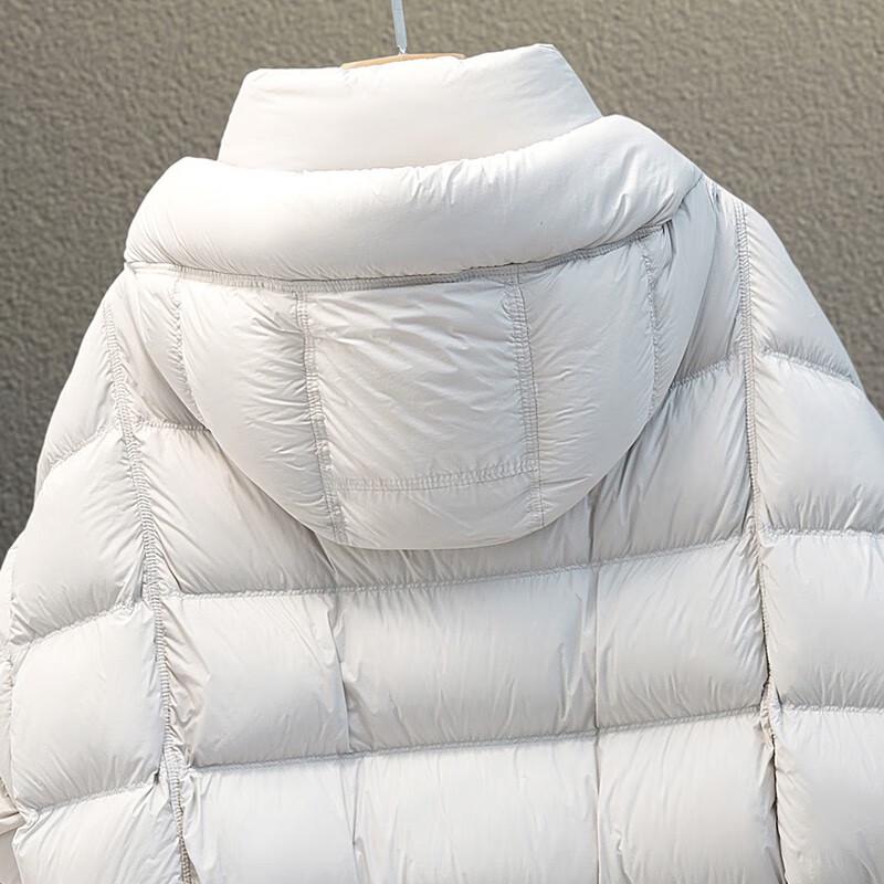 Women's 90% Duck Down Hooded Puffer Jacket
