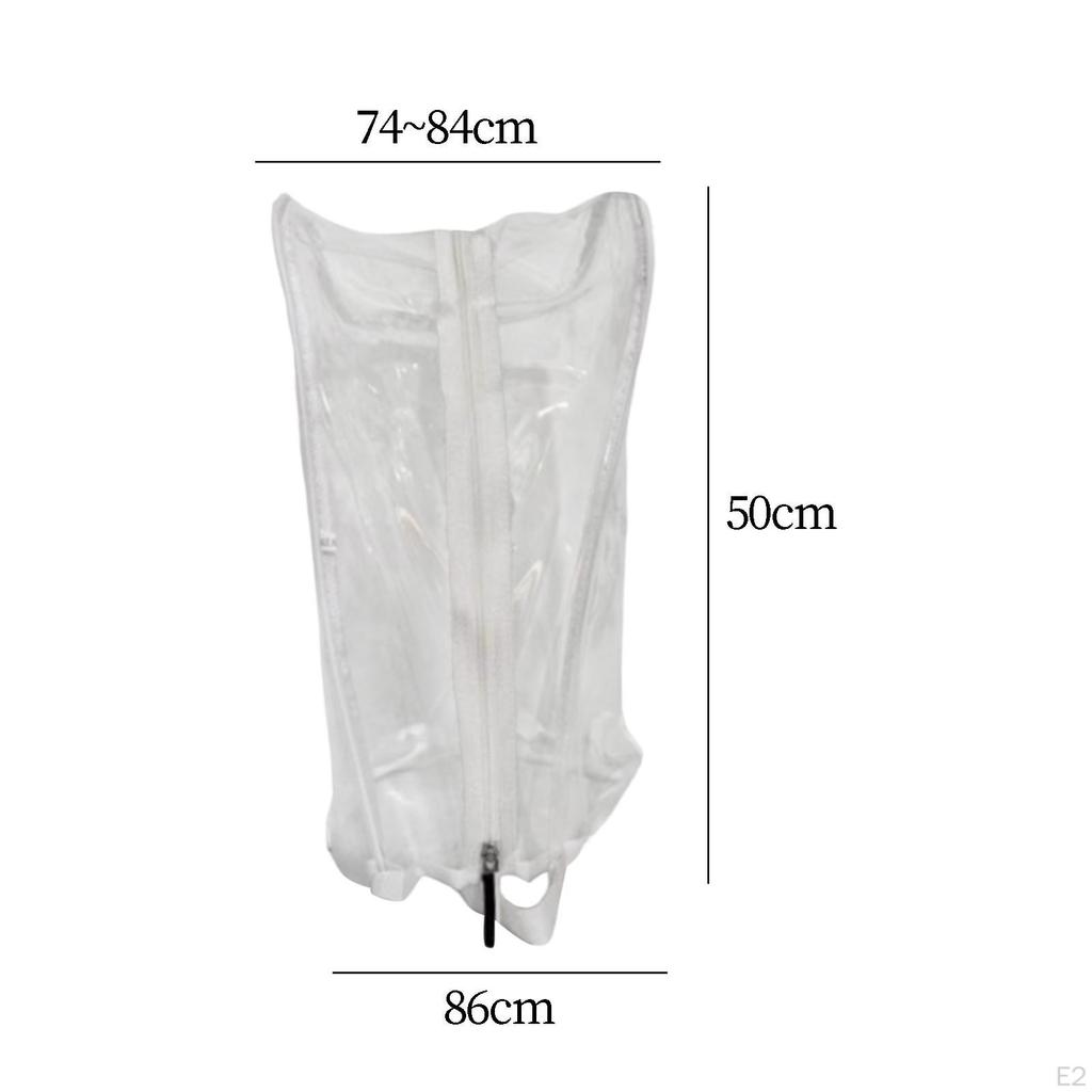 Golf Bag Rain Cover Accessory Durable Fashion with Zipper Portable Hood Protective