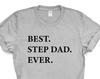 Step Dad Shirt, Best Step Dad Ever T-Shirt Step Dad Birthday Gift - 1945
