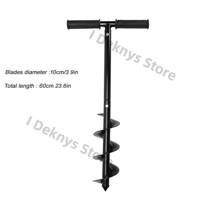 

Ручной шнек для выкапывания отверстий в столбах Садовый шнек с нескользящей ручкой Т-образный холоднокатаный стальной ручной шнек для выкапывания отверстий