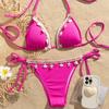 Sexy White Bikinis Women's Swimwear Female Swimsuit For Swimming Wear Bathing Suits Brazilian Bikini Set Beachwear Pool Bather