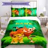 3pcs Lion King2 Cover Set - Personalized Name, HD Printed Bedding with 1 Cover and 2 Pillowcases - Perfect for Home Decor, Easy Care