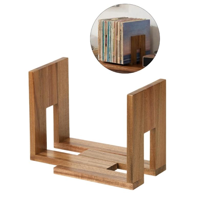 Verstellbarer Dokumentenständer L-Form Holz Buchstütze Platzsparend Schreibtisch Buchstopper Für Buch Magazin Album Verwaltung