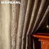 1 STK NAPEARL fransk forgylt tyllgardin Drømmende high-end gardin lys luksus stue garn soverom Balkong gjennomsiktig gardin