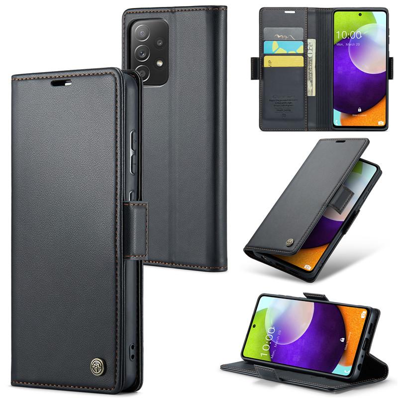 Luxury Leather Case for Samsung A12 A13 A04S A20 A30S M10S A22S A54 A53 A52 A50 A23 A24 A50S A32 M32 A33 A34 A73 A72 A71 Card Pocket Case Back Cover