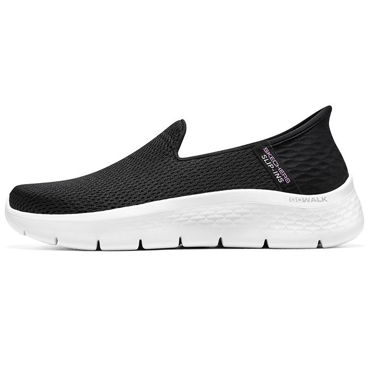 (WMNS) Skechers GO WALK Flex Relish - Black White Women s 124963-BKW EU 36