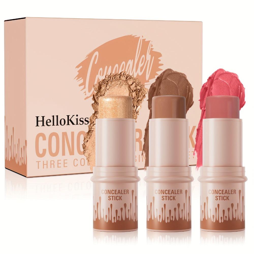 Professional Highlight Contour Makeup Set for Dewy Glowing Look