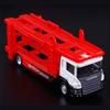 1/64 Scania Truck Car Carrier Trailer Transporter White Color
