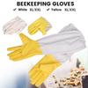 Beekeeping Gloves Anti Bee Bite Gloves Canvas Sleeve Pu Long Gloves Beekeepers Beekeeping Tools Professional Anti Bee Apiculture