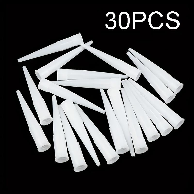 30 Universal Filling Nozzles, Including Glass Glue Nozzles, Sealant Nozzles and Silicone Gun Nozzles