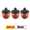 1/20x Mini Wood Acorn Pendant Box Portable Rescue Pill Case Tablets Organizer Multi-purpose Storage Container DIY Acorn Pendant