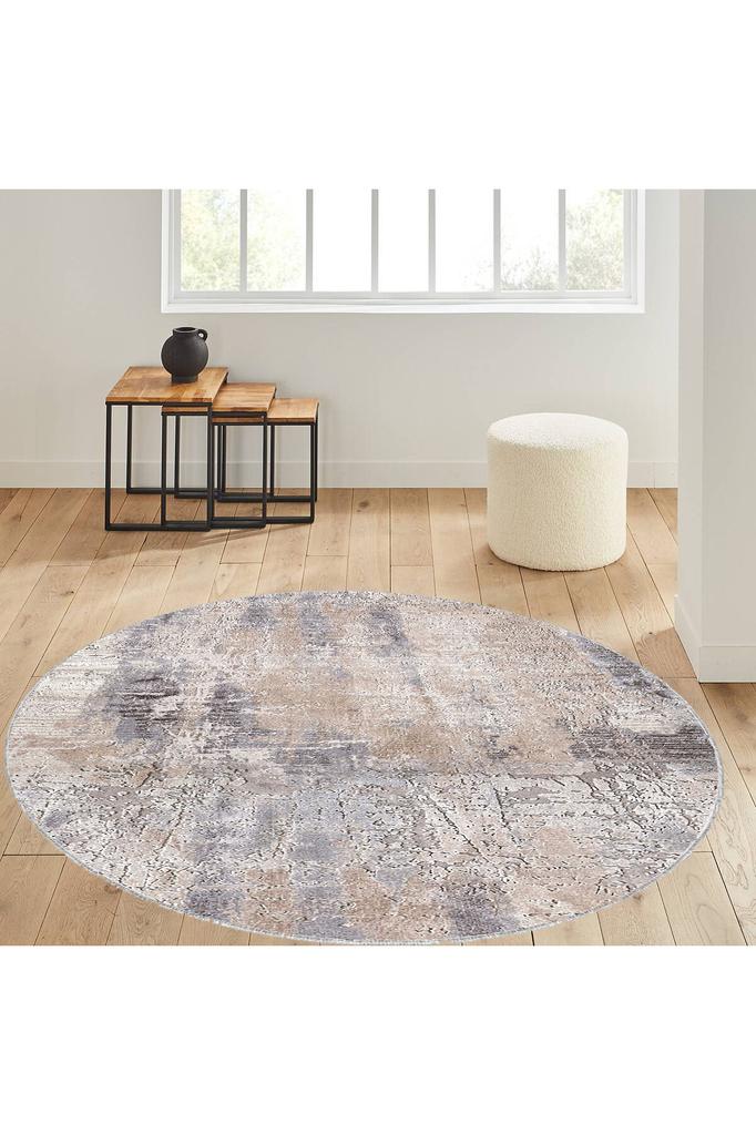 Rovigo Home Washable Round Printed Carpet RHM7030