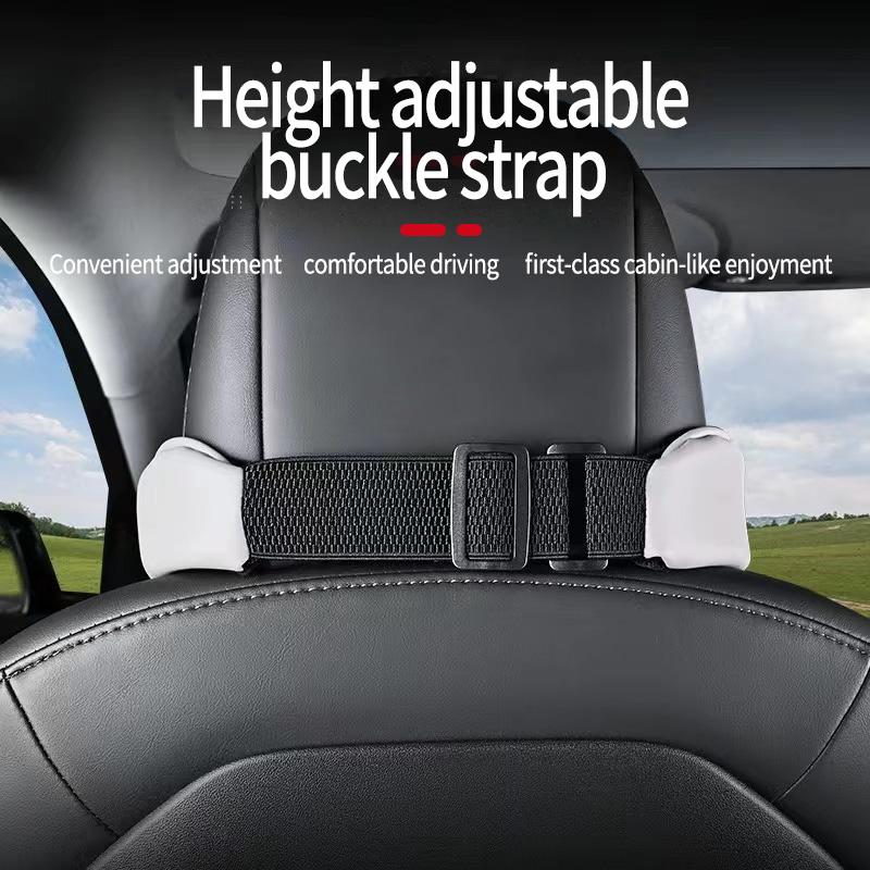 High-end Leather Car Headrest Interior Accessories For Tesla Model 3 Highland 2023 Model S Model X Model Y Model Y-Eur Roadster