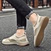 Fashion Lightweight Male Comfortable Casual Shoe New Arrival Leather Fashion Mens Sneakers Luxury Brand for Men All-match Driving Shoes
