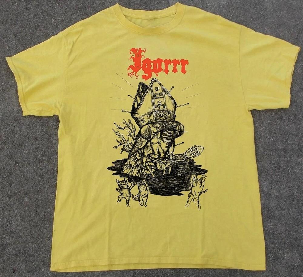 Igorrr Band Cat Funny 2013 Poster Tour Shirt Daisy Unisex S-5XL BT1894 Unisex T-Shirt L
