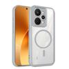 KEYSION Transparent Magnetic Phone Case for Realme 15 Pro 5G Soft Silicone+PC HD Clear Shockproof Back Cover for OPPO Realme 15T