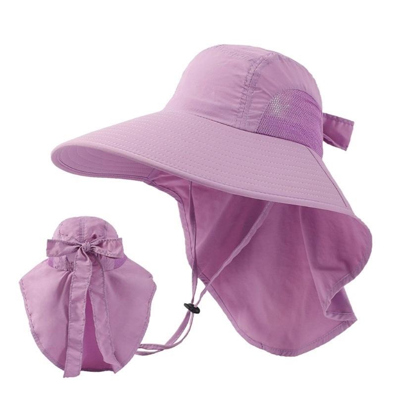 Unisex Fisherman Hat Neck Flap Bucket Hat For Girls Versatile Fashion Neck Flap Hat Bucket Hat Multiple Color