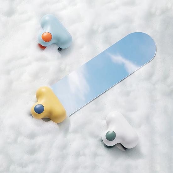 Mirror Cleaning Wiper T-shaped Design Small Efficient Squeegee Shower Door Wiper with Multifunction Suction Cup