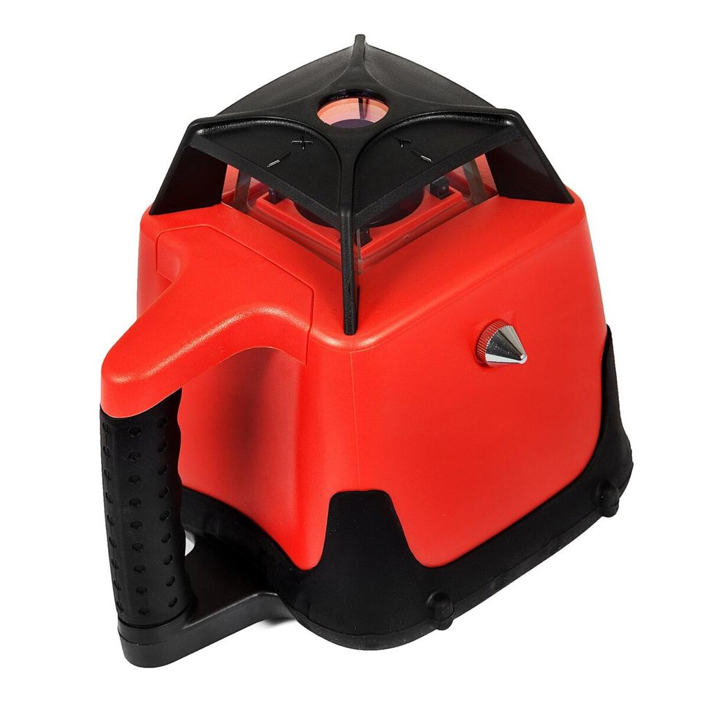 Green Rotary Laser Level Kit with Adjustable Tripod and 5M Staff, 500M Range, 360 Degree Rotary Scanning, Self-Leveling Laser Level System Kit, for