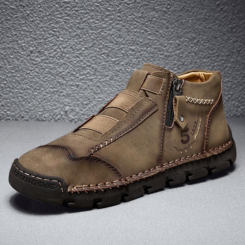 Suède Enkellaars Heren Chelsea Boots Nieuwe Vrije Tijd Wandelen Heren Outdoor Sport Zachte Elastische Band Instapper Schoenen Zakelijk Casual Schoenen