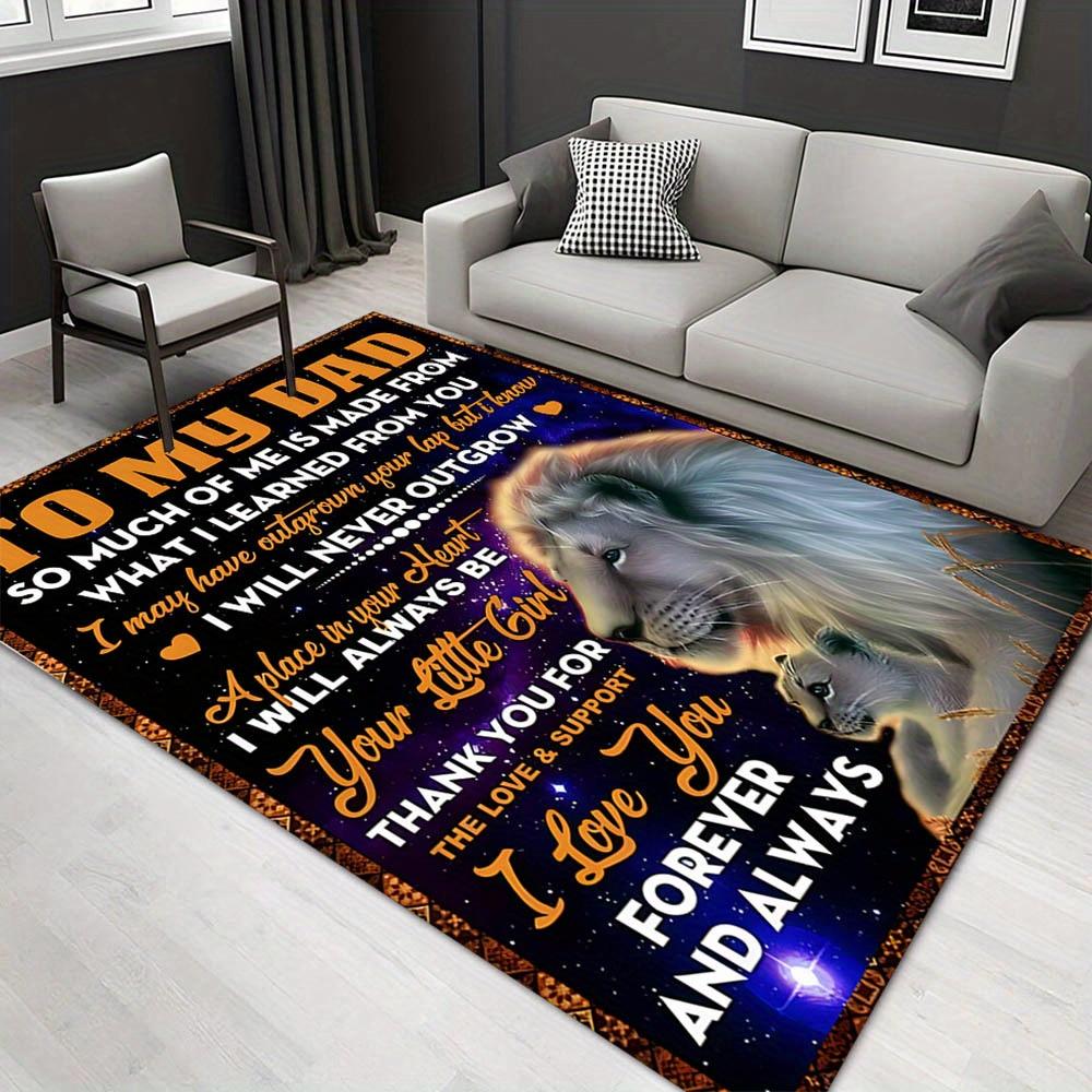 

1pc 23150352620 Pattern Carpet, Area Rug For Living Room Bedroom Room Bed Chair Laundry Entryway Corridor Yard Non-slip Outdoor Camping Rug 60cm by 90cm