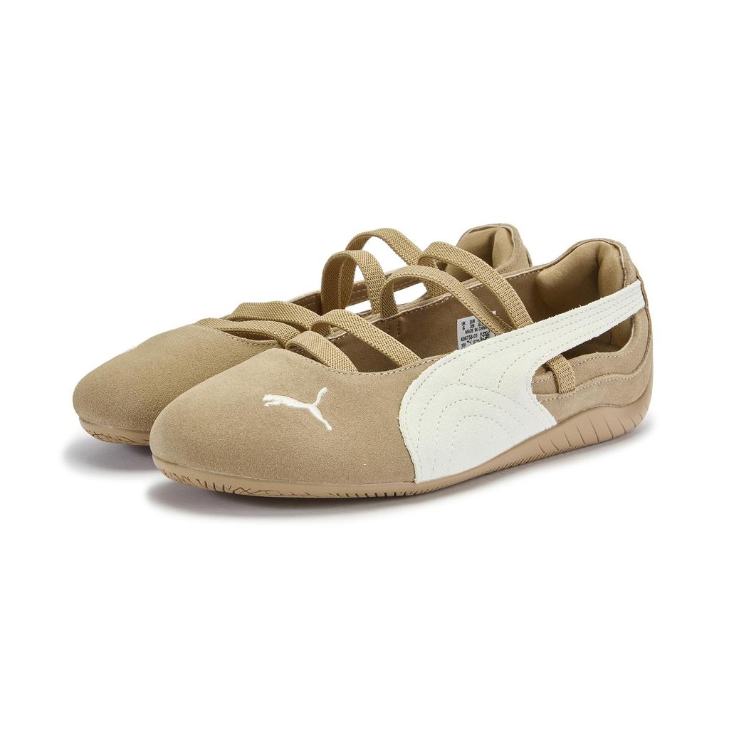 Puma Speedcat Ballet Prairie Tan Women Sneakers Warm-White 406758-01