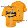 Bad Boy Black BIGGIE Baseball Jersey Embroidered Hip Hop Men's Party Wear