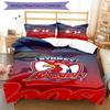 3pcs Football Team (23) Design Cover Set - HD Printed Bedding with 1 Cover and 2 Pillowcases - Perfect for Home and Dorm Decor