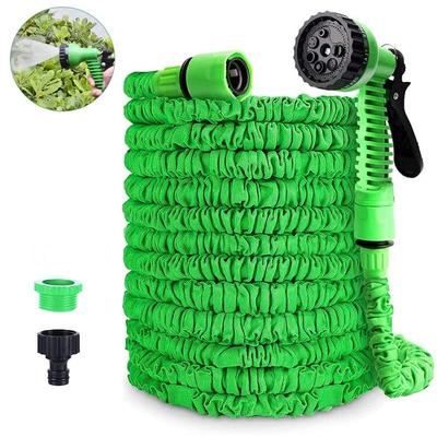 25FT-200FT Zahradní hadice Rozšiřitelné Magické Vodní Potrubí Domácí Zahrada Denní Zavlažovací Nástroje Vysokotlaká Čištění Automyčky Vodní Pistole