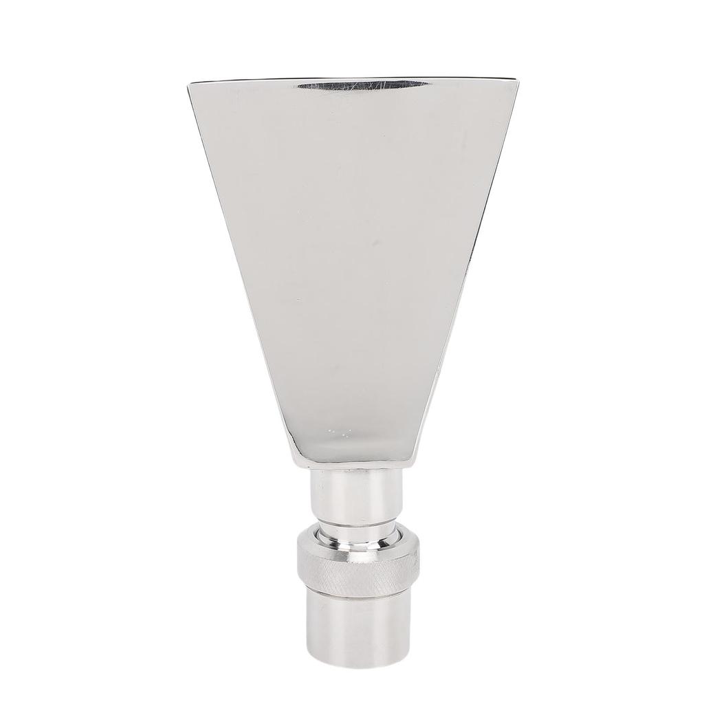 Fan Shaped Fountain Nozzle 3 4in and 1in Universal Thread Stainless Steel Fountain Pond Water Nozzle Spray Tool for